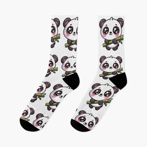 Item preview, Cute Kawaii Panda With Bamboo designed and sold by VultureXP.