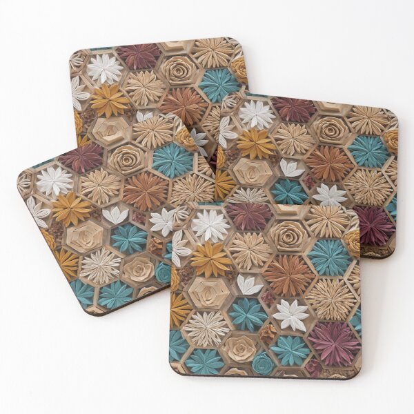 Item preview, Blossoming Hexagons designed and sold by yaser1234.