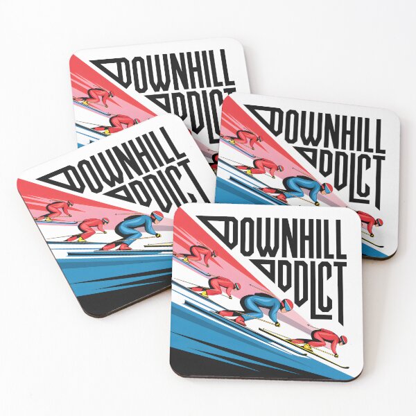Item preview, Downhill addict winter sports lover designed and sold by FriendlyLlama.