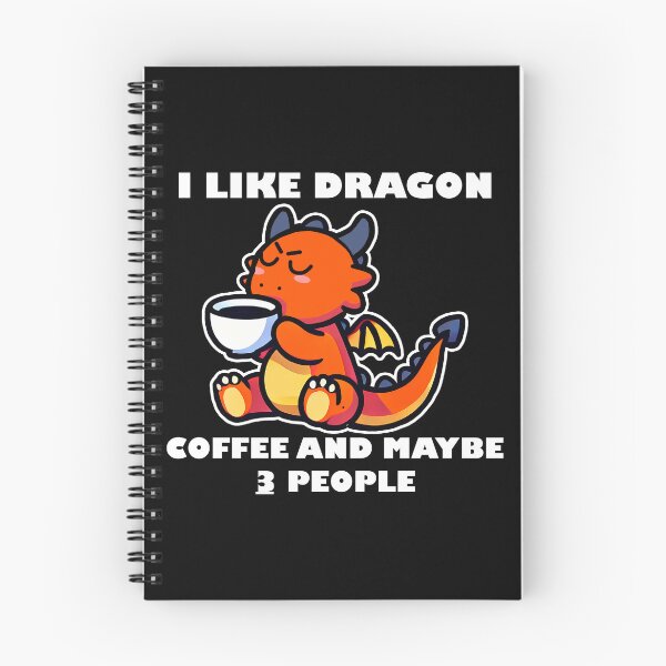 Item preview, I like dragon, coffee and maybe 3 people funny designed and sold by CharmSpell.