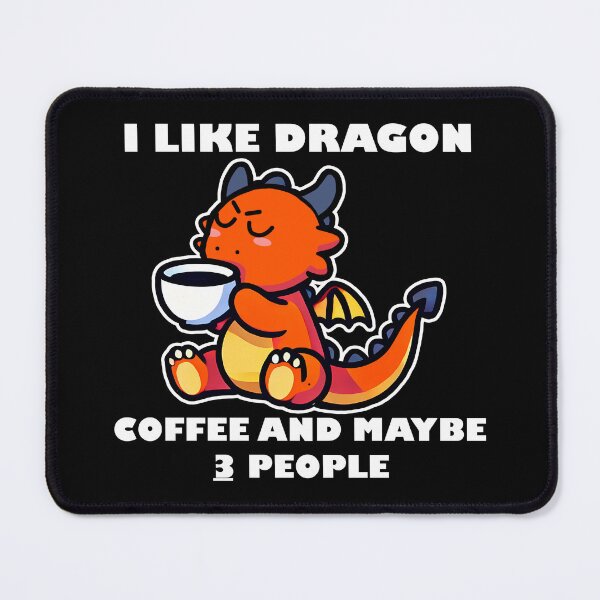 Item preview, I like dragon, coffee and maybe 3 people funny designed and sold by CharmSpell.