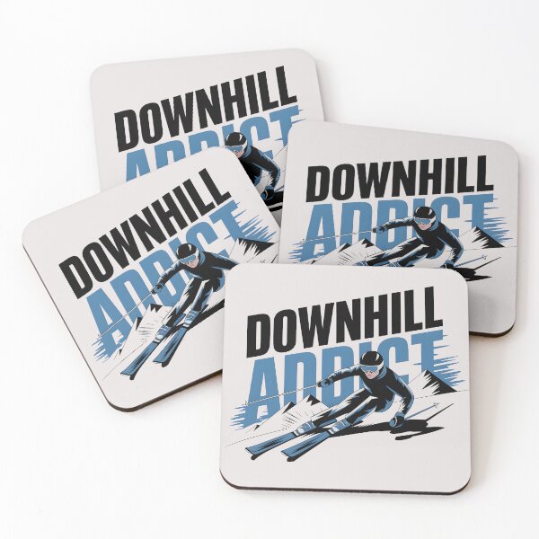 Item preview, Downhill addict winter sports lover designed and sold by FriendlyLlama.