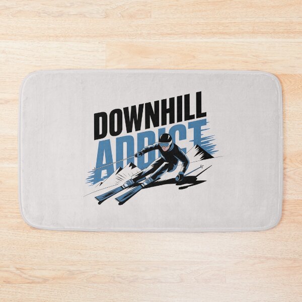 Item preview, Downhill addict winter sports lover designed and sold by FriendlyLlama.