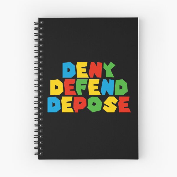 Item preview, Retro Deny Defend Depose designed and sold by RetroBurrito.