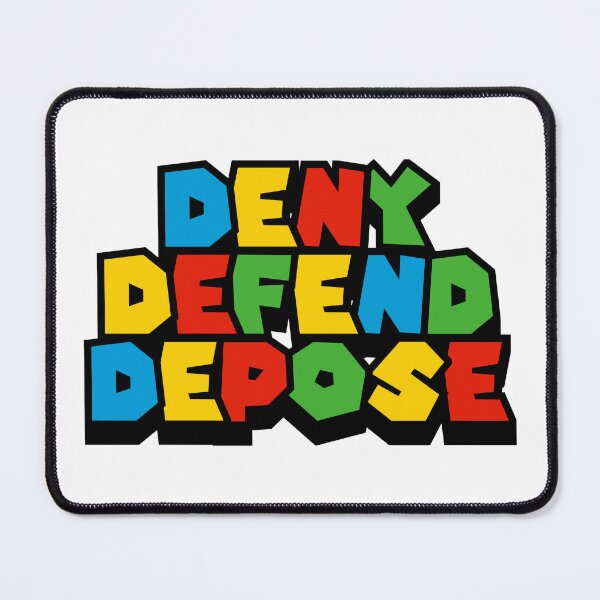 Item preview, Retro Deny Defend Depose designed and sold by RetroBurrito.
