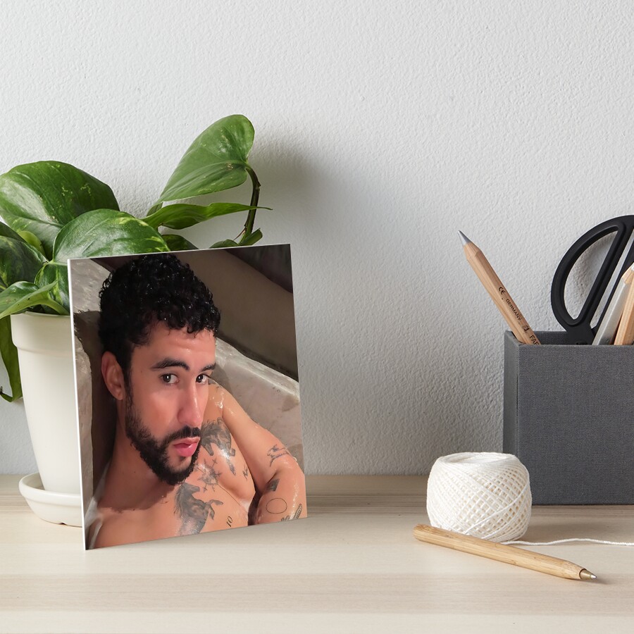 Bad Bunny Bubble Bath Picture Pillow