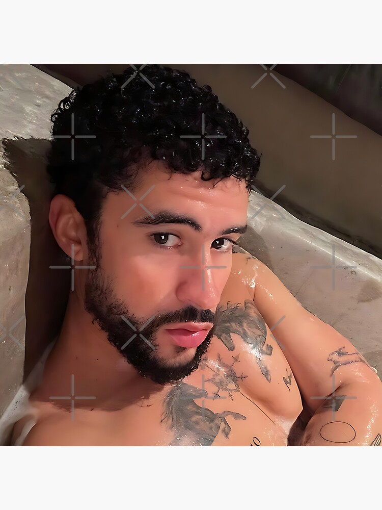 Bad Bunny Bubble Bath Picture Pillow