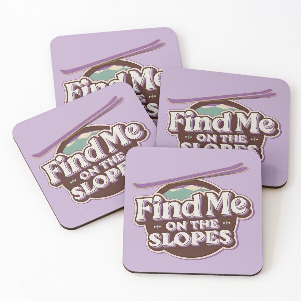 Item preview, Find me on the slopes skiing lover designed and sold by FriendlyLlama.