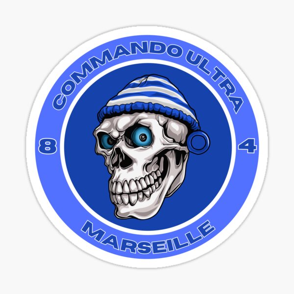 OLYMPIQUE DE MARSEILLE Supporters Football Fan Scarf Allez L'OM Blue White Ultra £9.99 - UK