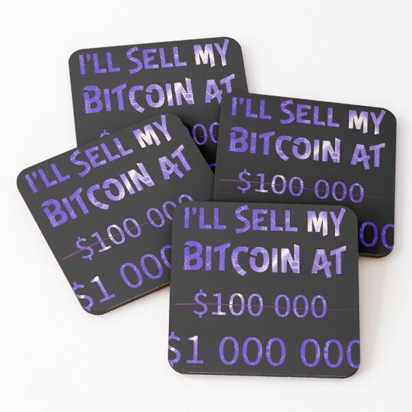 Item preview, Bitcoin Price Goals Minimal Art designed and sold by cabana.space.