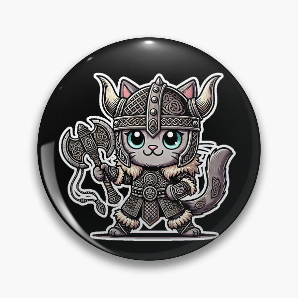 Item preview, Viking Cat Kawaii Fighter Fun designed and sold by lAnJefurtifeu.