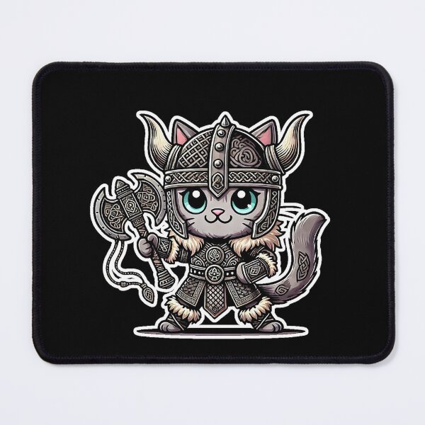 Item preview, Viking Cat Kawaii Fighter Fun designed and sold by lAnJefurtifeu.