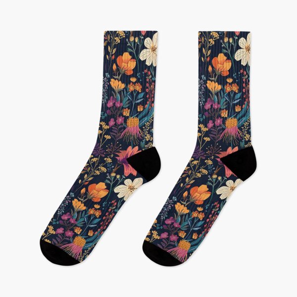 Item preview, Bohemian Spring Floral Print designed and sold by Myra365Art.