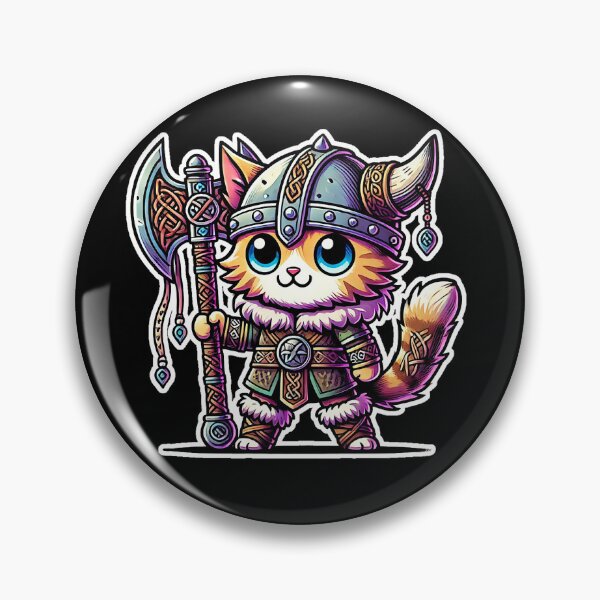 Item preview, Viking Cat Kawaii Fighter Fun designed and sold by lAnJefurtifeu.