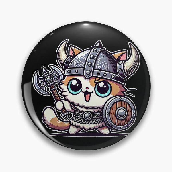 Item preview, Viking Cat Kawaii Fighter Fun designed and sold by lAnJefurtifeu.