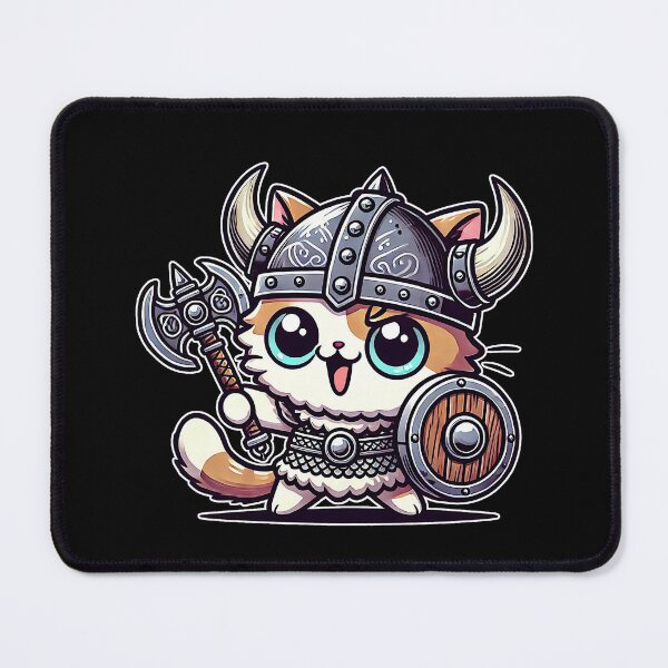 Item preview, Viking Cat Kawaii Fighter Fun designed and sold by lAnJefurtifeu.