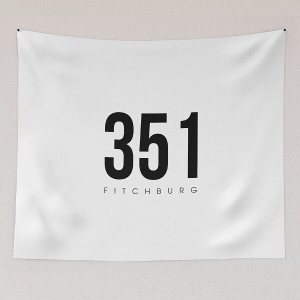 Item preview, Fitchburg, MA - 351 Area Code design designed and sold by CartoCreative.