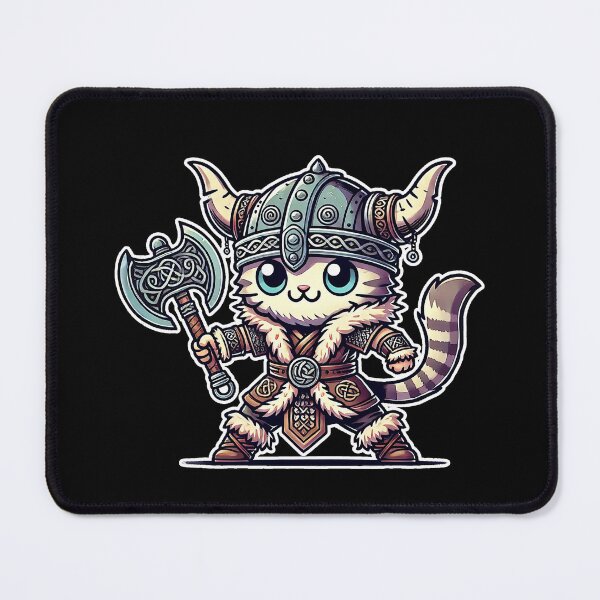 Item preview, Viking Cat Kawaii Fighter Fun designed and sold by lAnJefurtifeu.