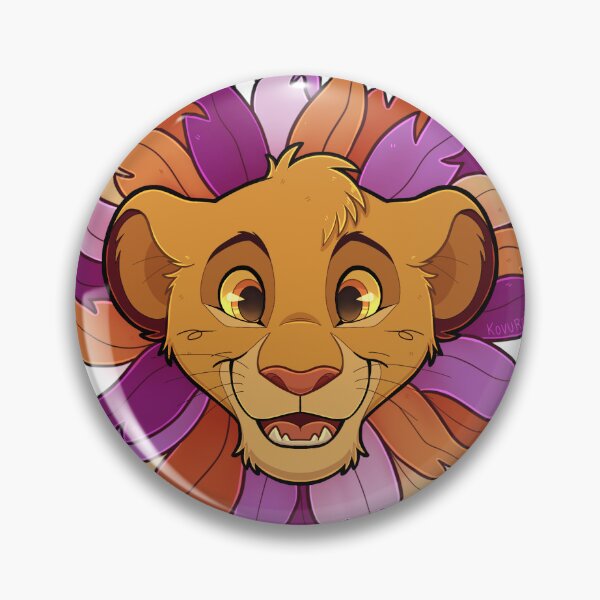 Item preview, Pride Lion - Lesbian Mane Sticker designed and sold by kovuren.