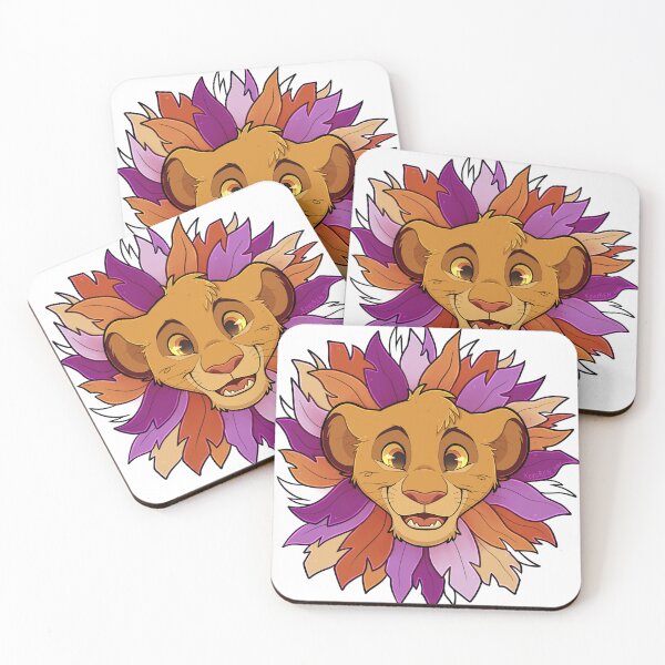 Item preview, Pride Lion - Lesbian Mane Sticker designed and sold by kovuren.