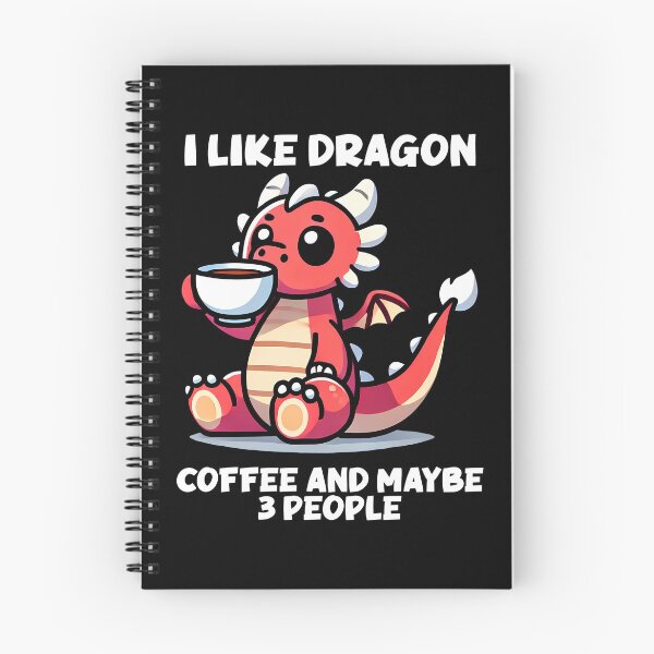 Item preview, I like dragon, coffee and maybe 3 people Cute dragon  designed and sold by CharmSpell.