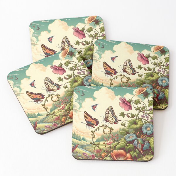 Artikelvorschau, Vintage-Blumen Illustrationen im Retro-Look | Naturmotive & Landschaften, Kunst für Zuhause, Wanddeko, Geschenkidee entworfen und verkauft von SofiesDesign.