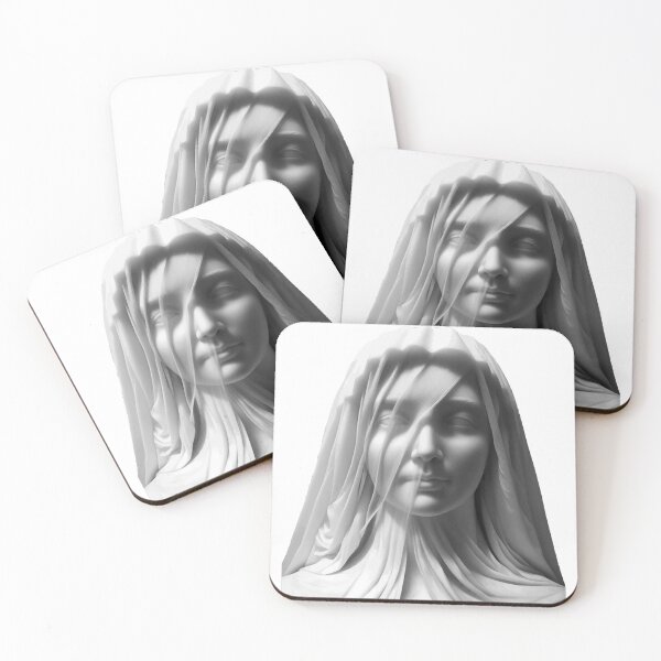 Item preview, Veiled Marble Face: Elegance in Stone designed and sold by GorinART.