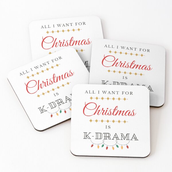Item preview, All I want for Christmas is K-drama designed and sold by Weird Unicorn.