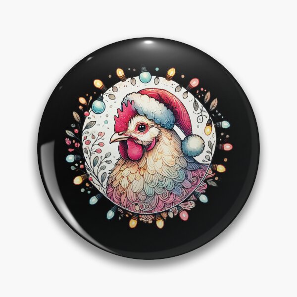 Item preview, Christmas Rooster With String Lights designed and sold by LuminOrb.