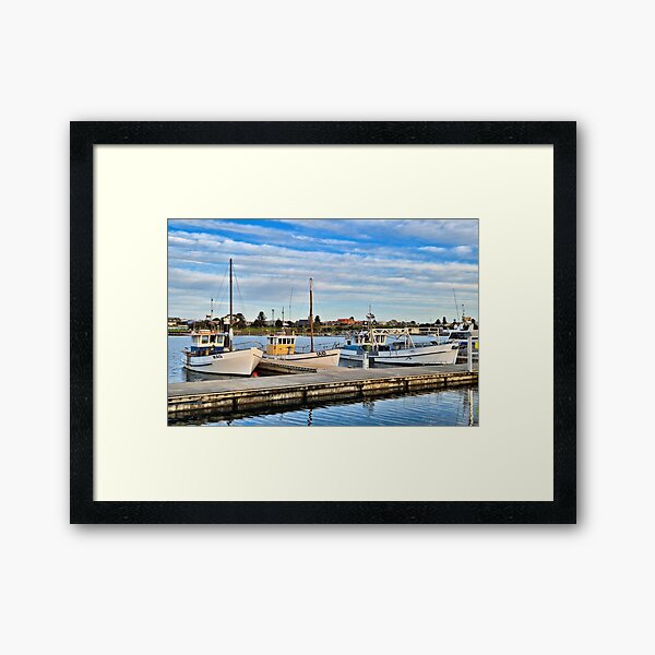 Item preview, Fishing boats in port, Portland, Victoria, Australia designed and sold by FranWest.