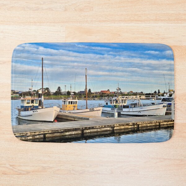 Item preview, Fishing boats in port, Portland, Victoria, Australia designed and sold by FranWest.