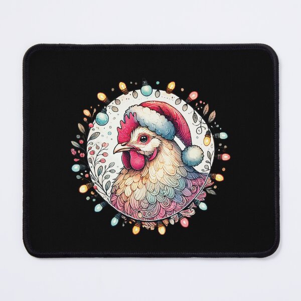Item preview, Christmas Rooster With String Lights designed and sold by LuminOrb.
