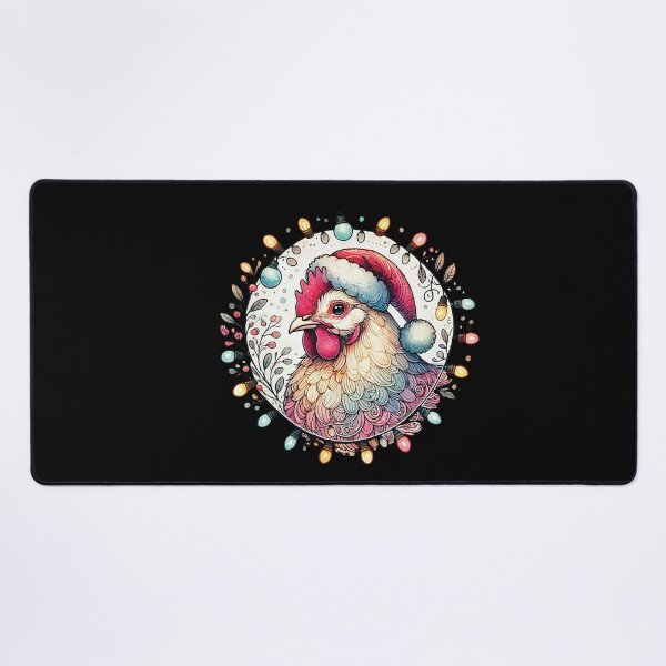 Item preview, Christmas Rooster With String Lights designed and sold by LuminOrb.
