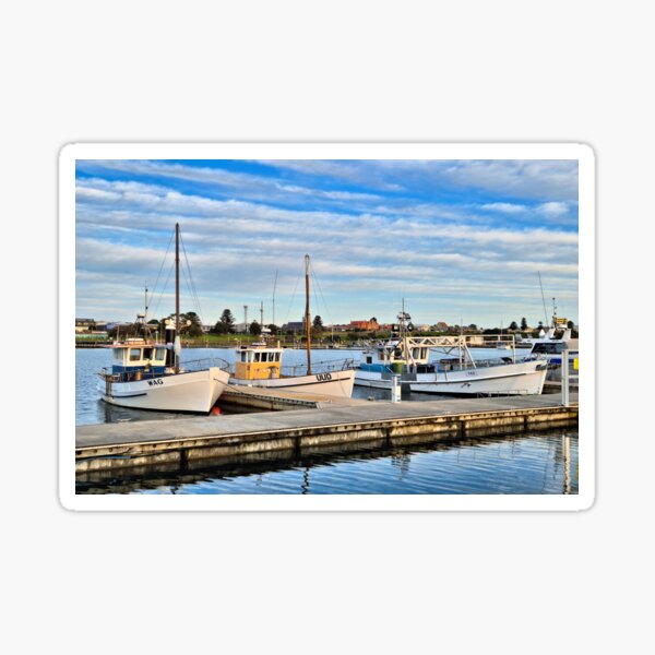 Item preview, Fishing boats in port, Portland, Victoria, Australia designed and sold by FranWest.