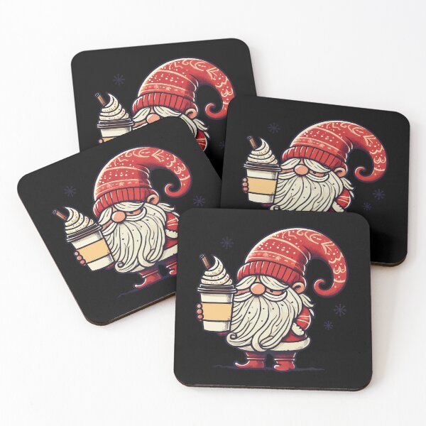 Item preview, Christmas Gnome Coffee Enjoyment Gnome designed and sold by LuminOrb.