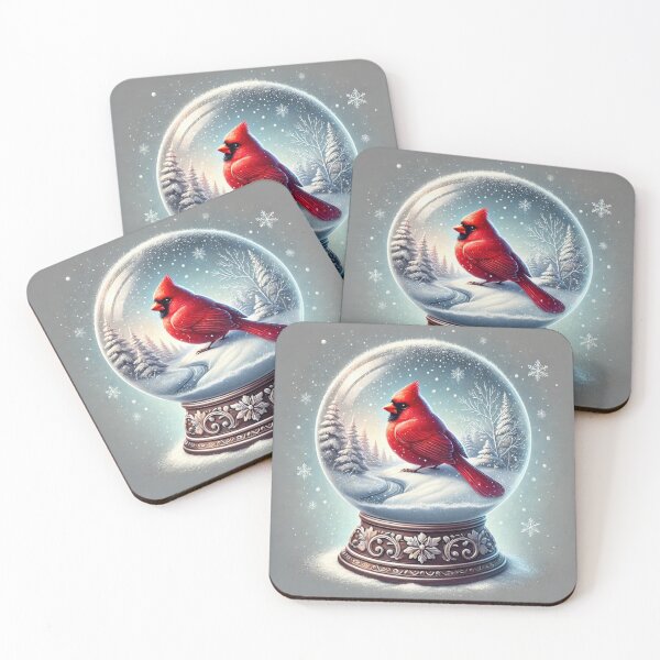 Item preview, Winter's Cardinal Keepsake designed and sold by LyssasMindArt.