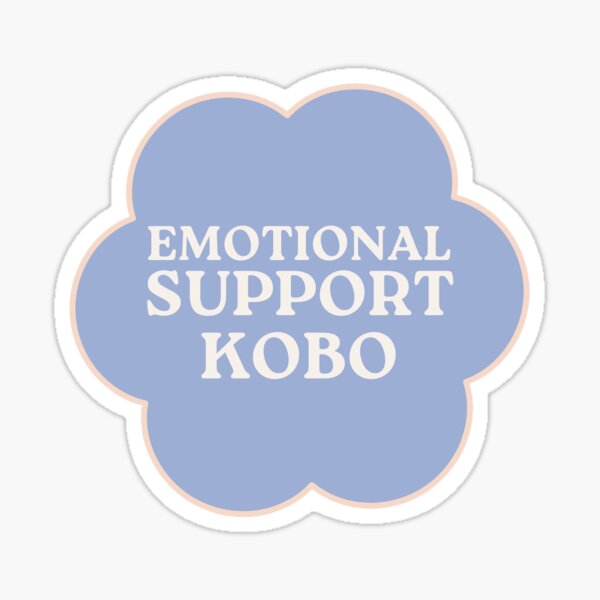 Artikel-Vorschau von Emotionale Unterstützung Kobo, designt und verkauft von meaghanmeow.