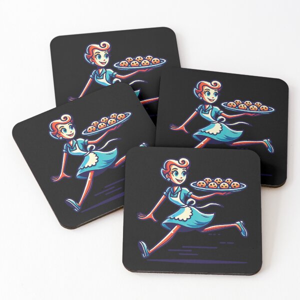 Item preview, Cheerful Baker Serving Fresh Cookies designed and sold by LuminOrb.