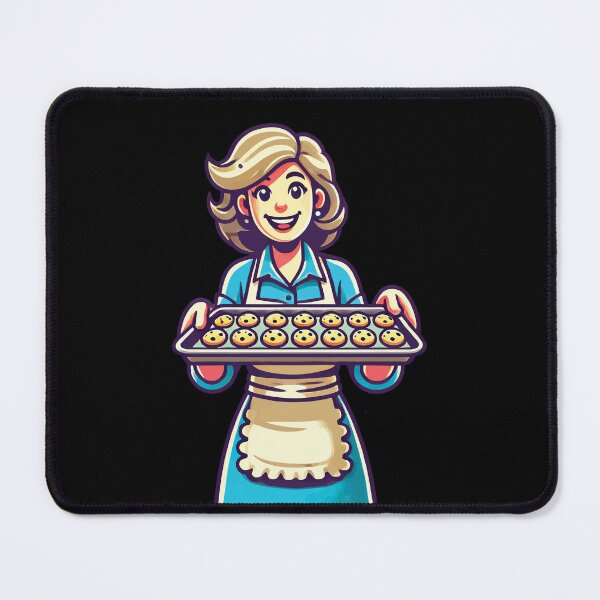 Item preview, Happy Baker With Fresh Cookies designed and sold by LuminOrb.