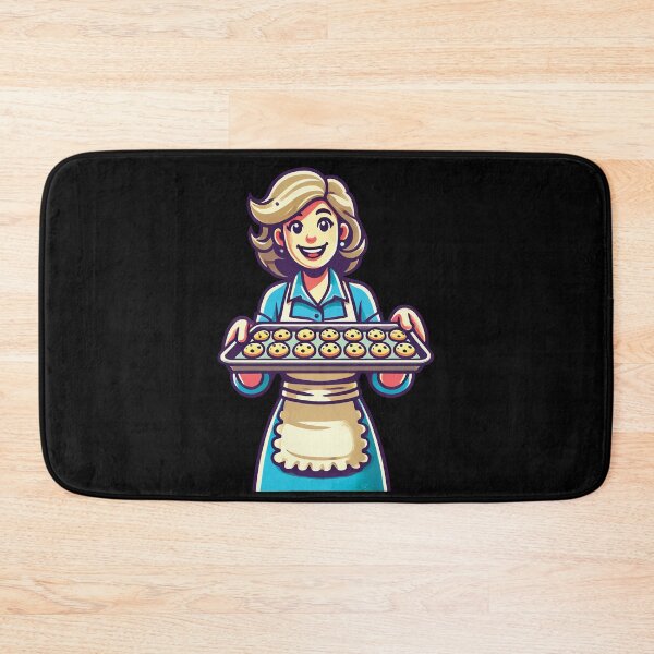 Item preview, Happy Baker With Fresh Cookies designed and sold by LuminOrb.