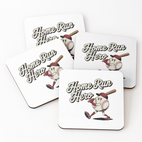 Item preview, Home Run Hero - Baseball Cartoon designed and sold by OldSchoolRetro.