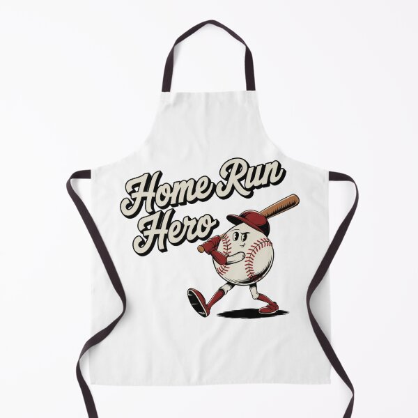 Item preview, Home Run Hero - Baseball Cartoon designed and sold by OldSchoolRetro.