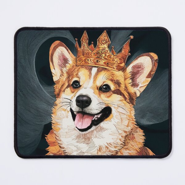 Item preview, Crowned Corgi designed and sold by shellle in the ocean.