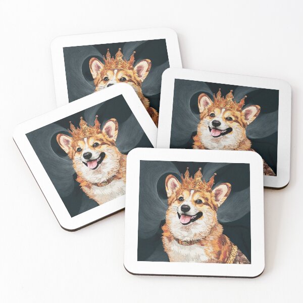 Item preview, Crowned Corgi designed and sold by shellle in the ocean.