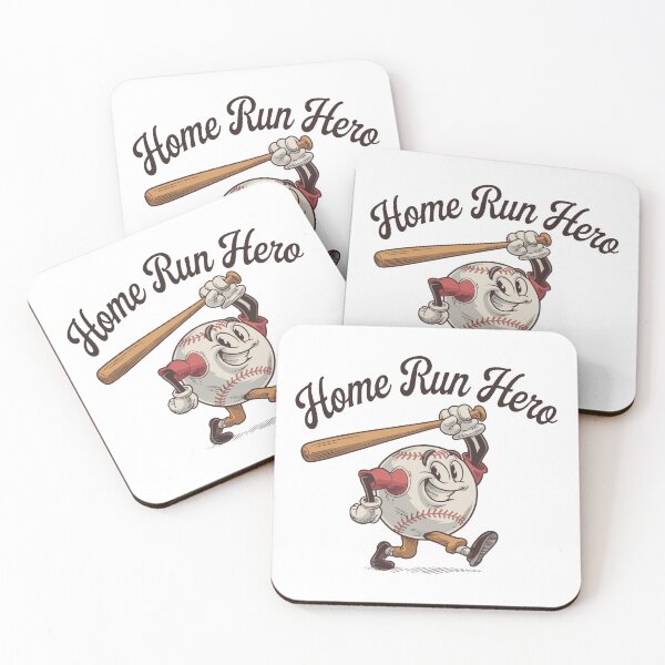 Item preview, Home Run Hero - Playful Baseball Character designed and sold by OldSchoolRetro.