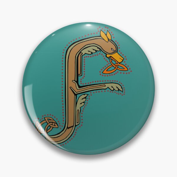 Item preview, Celtic Hound Letter F designed and sold by Donnahuntriss.