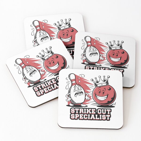 Item preview, Strike Out Specialist Bowling Design designed and sold by OldSchoolRetro.