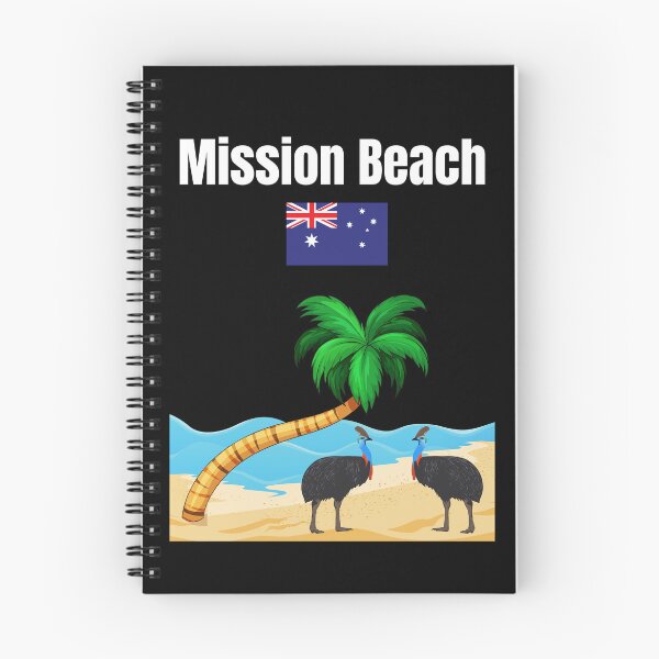 Item preview, Mission Beach Australia Cassowary palm tree Queensland beach designed and sold by Artstastic.