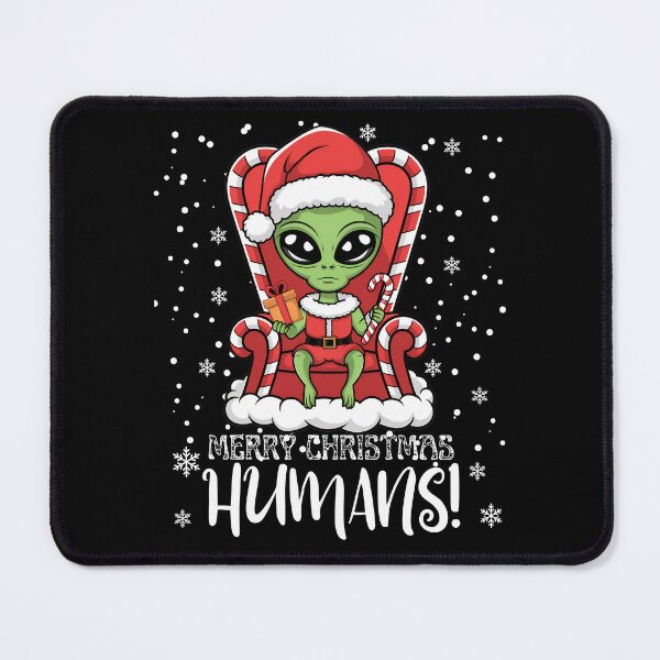 Item preview, Funny Alien Christmas, Merry Christmas Humans, Santa Hat, Cristmas 2025 designed and sold by ArtByKatti.