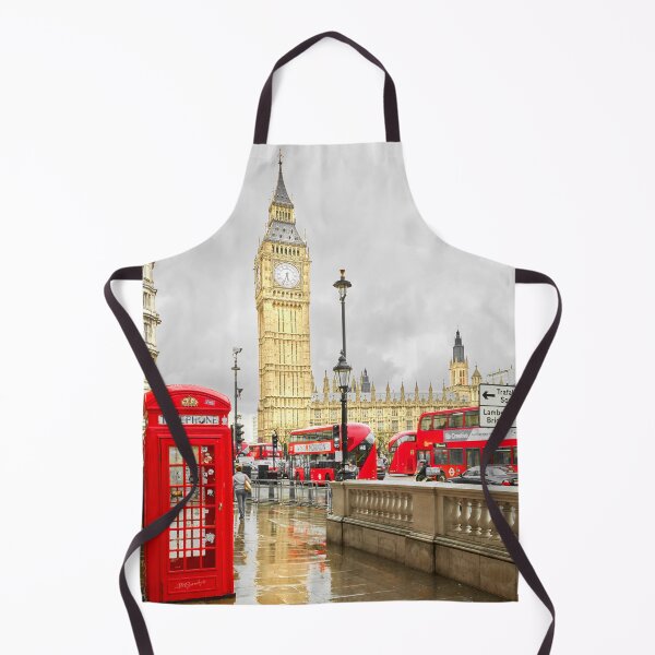 Item preview, London Reds - Red PhoneBox with Big Ben Busses designed and sold by Adam Gormley.
